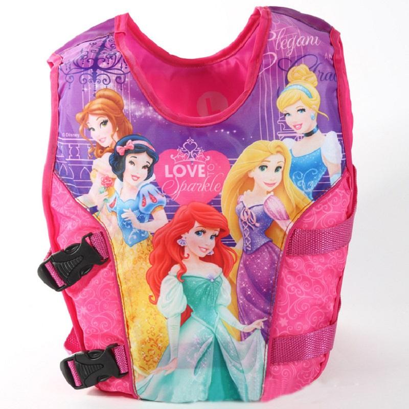 Kids' Muscle Float Vest For Water Activities Cartoon Print Polyester Fabric