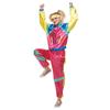 Women 80s Costume Retro Clothing Party Suit Neon Clothes