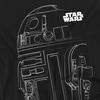Star Wars Unisex Adult R2-D2 Outline Long-Sleeved T-Shirt