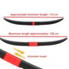Universal Car Trunk Spoiler Wing Adjustable Tail Spoiler Lip Carbon Fiber Adhesive Anti-Aging Auto Styling Exterior Decoration