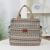 Products, Thickened Jacquard Fabric, Handbag, Large-capacity Portable Storage Bag, Lunch Bag, Ethnic Style