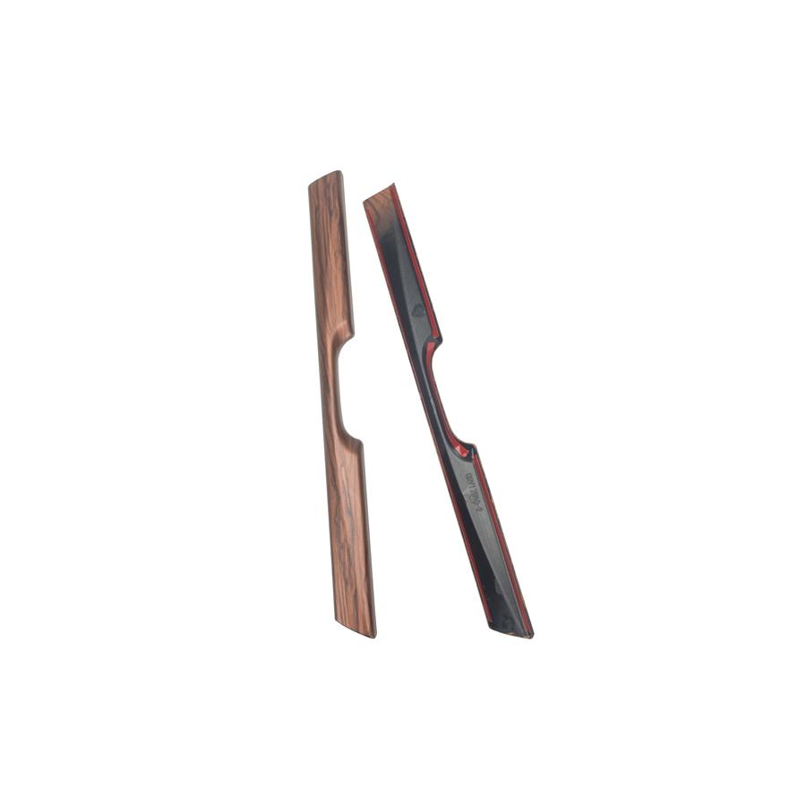 2X Peach Wood Grain Water Cup Holder Stripe Trim Fit For Honda Cr-V 2017-2019