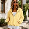 Women's Fashion Long Sleeve Pullover Hoodie with Pocket Color
