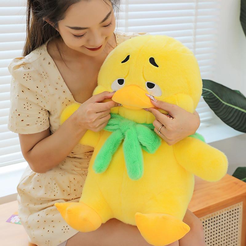 Frog Rabbit Hat Duck Plush Toy Cartoon Stuffed Animal Doll Decoration Kids Gift