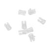 100Pcs LED Light Emitting Diode Shade Transparent Cap Protective Cover Electronic Component 3mm
