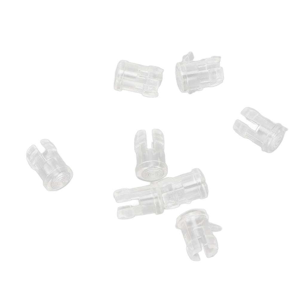 100Pcs LED Light Emitting Diode Shade Transparent Cap Protective Cover Electronic Component 3mm