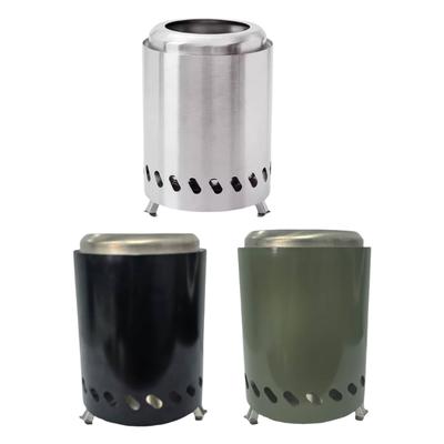 Long Lasting Tabletop Fire Stove Stainless Steel Fire Pit for Enhancing Outdoor Camping and Picnics Experience Smokeless
