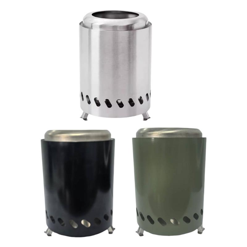 Long Lasting Tabletop Fire Stove Stainless Steel Fire Pit for Enhancing Outdoor Camping and Picnics Experience Smokeless