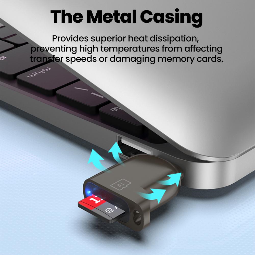 Portable Type C 3.0 Card Reader TF Memory Card Reader USB Flash Drive Cardreader For PC Laptop Accessories Mini TF Card Reader