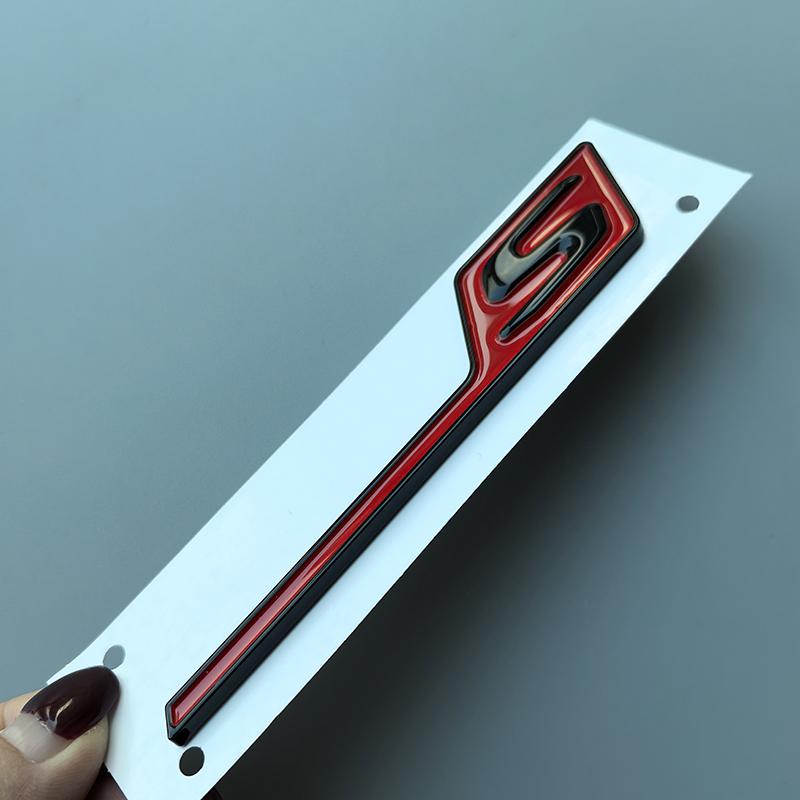 Flat Letters V8 Biturbo 4matic+ Car Emblem for Mercedes Benz AMG C43 C63 C63S W204 W205 C205 S205 W206 Fender Rear Star Sticker STUVW1
