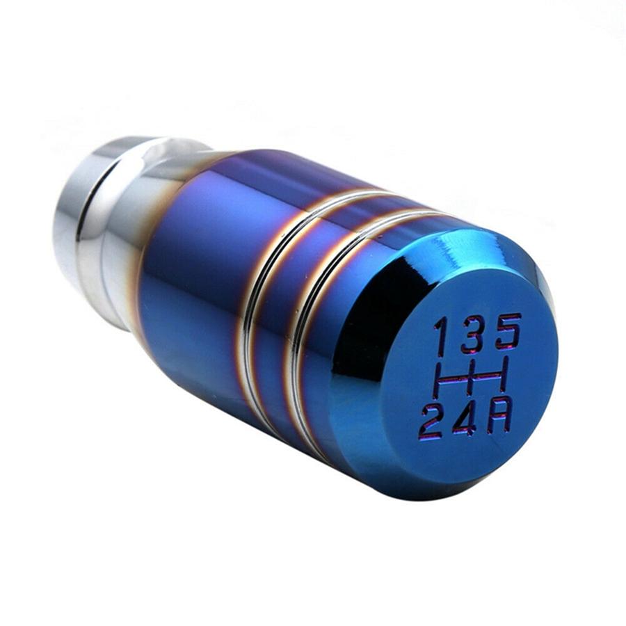 Universal 5 Speed Manual Car Gear Lever Stick Shift Knob Shifter with Adapters