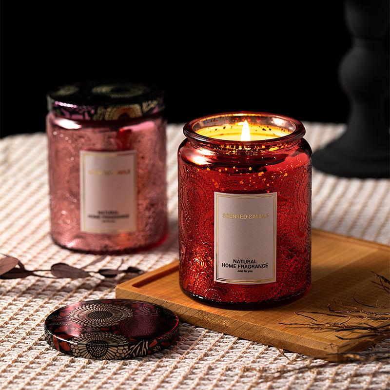 Scented Candles Sunflower Relief Modeling High-end Gifts Home Bedroom Ornaments Lasting Fragrance