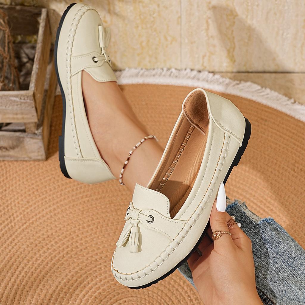 Plus Size Shoes for Women 36-43 Autumn Spring Fashion Women Slip On Platform Flats Comfortable Non-slip Flats Zapatos De Mujer