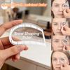 Quick Thrush Assistant Ruler – Transparent Eyebrow Shaping Guide for Beginners & Professional Makeup Artists