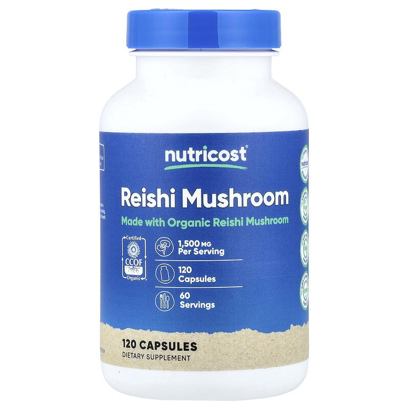 Reishi Mushroom, 120 Capsules (750 Mg Per Capsule)
