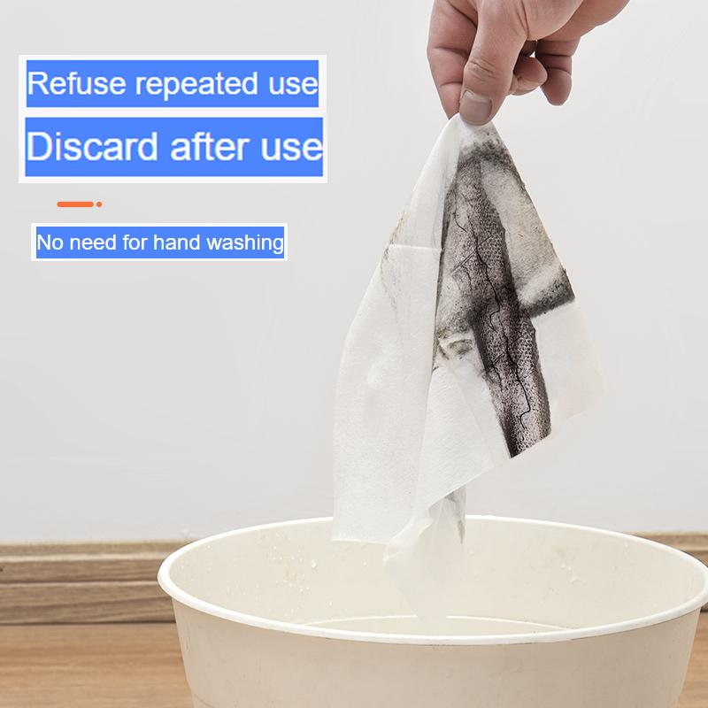 Electrostatic Dust Removal Paper Ultra-fine Fiber Cloth Flat Mop Replament Pad Disposable Dry And Wet Cleaning Supplies