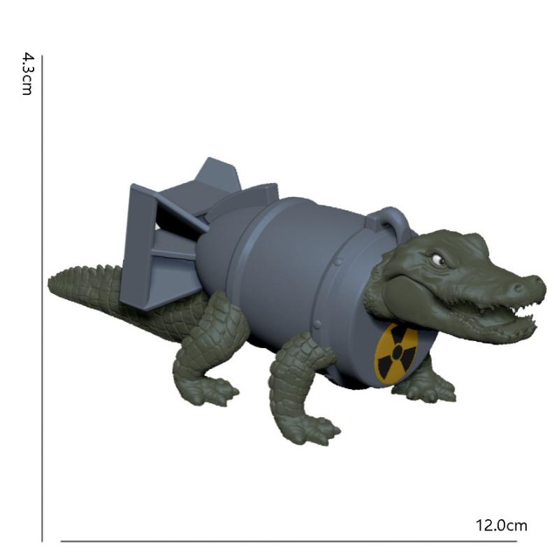 Figurine Rechin Tungtungsahur Figurină Păpușă Amuzantă Decor de Birou Tralalero Tralala Figurină Articulată Mobilă Jucărie Imprimată 3D