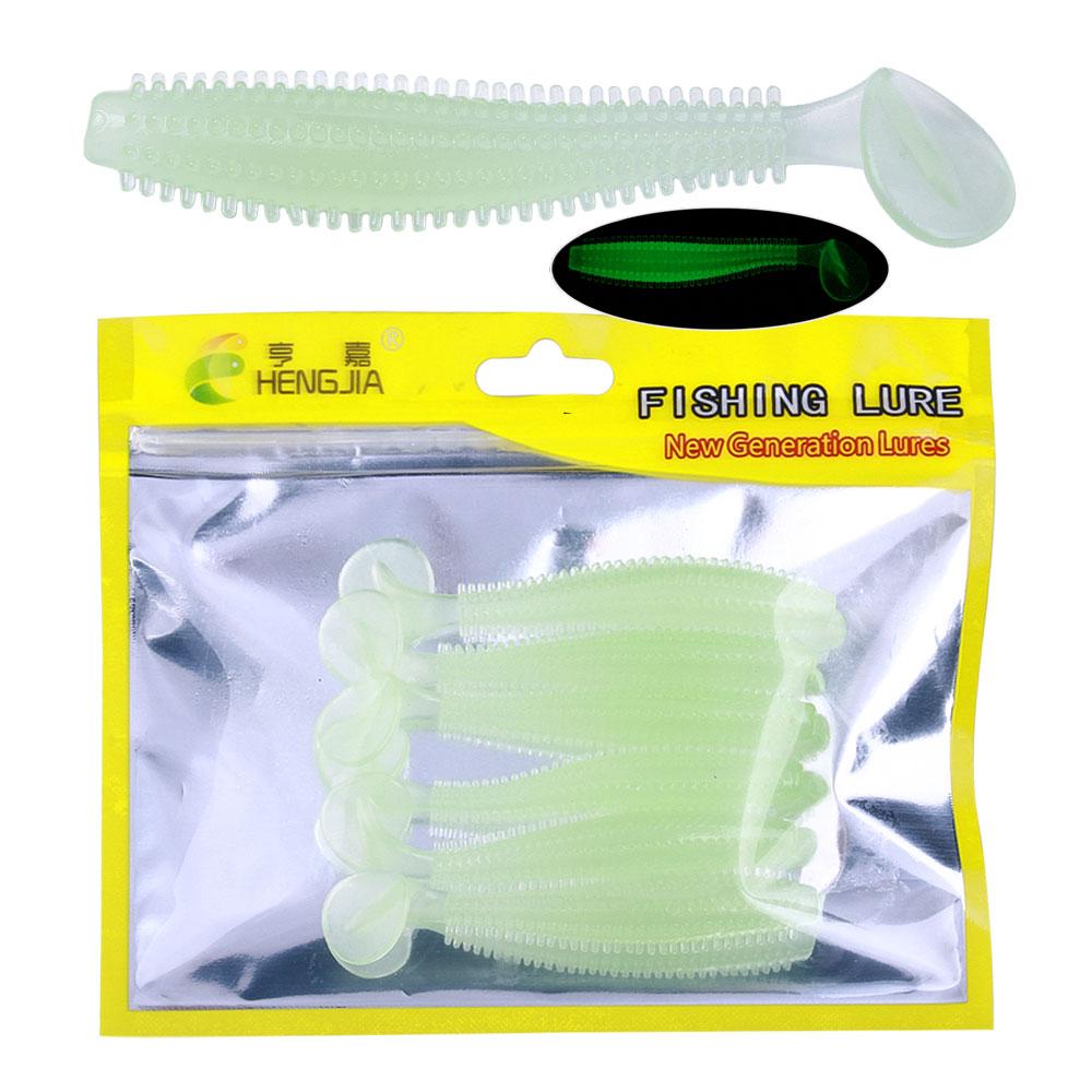 6 buc/lot momeală moale din silicon momelă de pescuit cu particule viermi momeli momeli artificiale pentru abordări de crap de bas