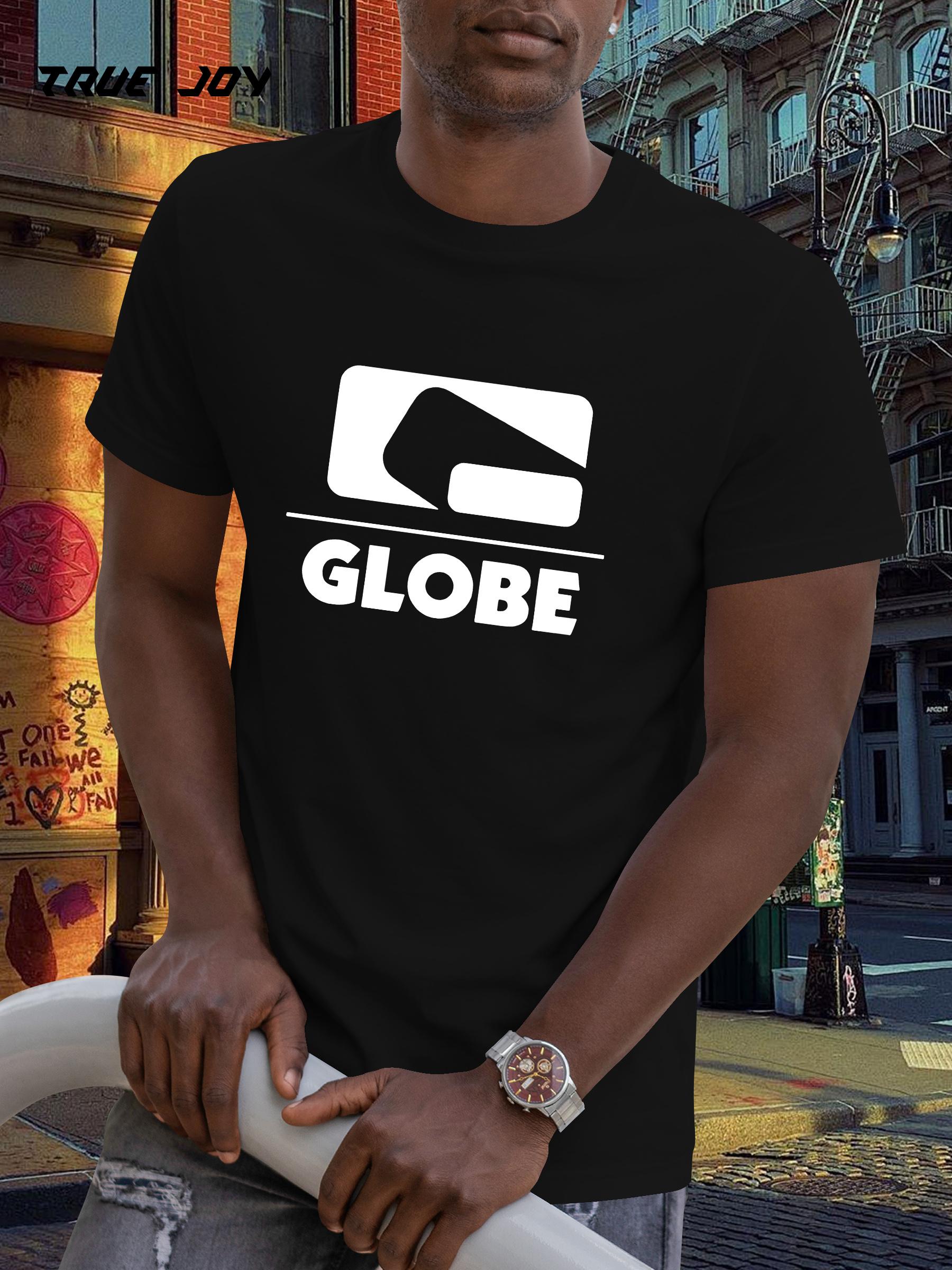 GLOBE T-shirt - Bold Graphic Print S