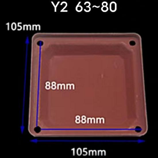YY2 Motor Junction Box Cover - YE3 Sheet Metal Protective Terminal Plate for Three-Phase Motor Accessories