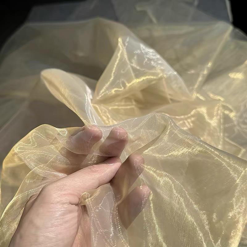 Gradient Organza Mesh Veil Skirt Fabric for Creative Decorations