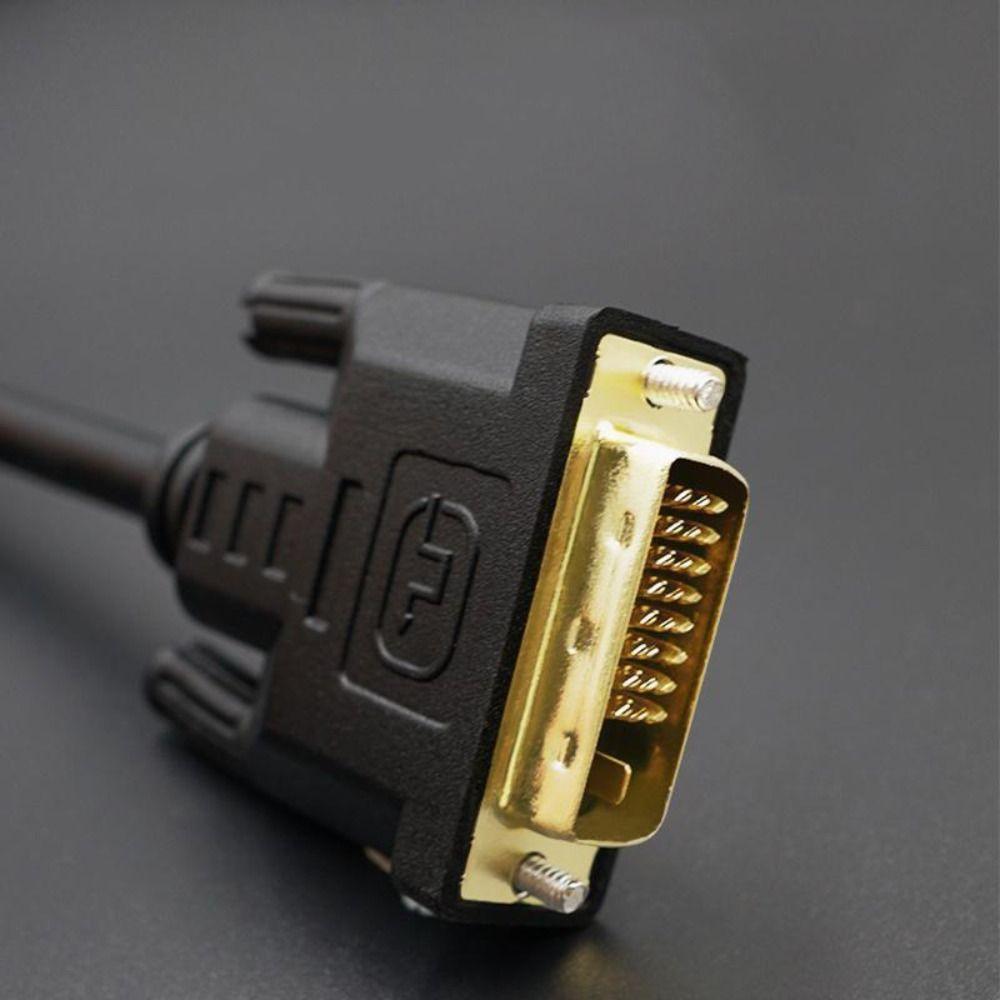 Male To Male DisplayPort To VGA Adapter Connecting Conversion HD Video Cable Computer Projector
