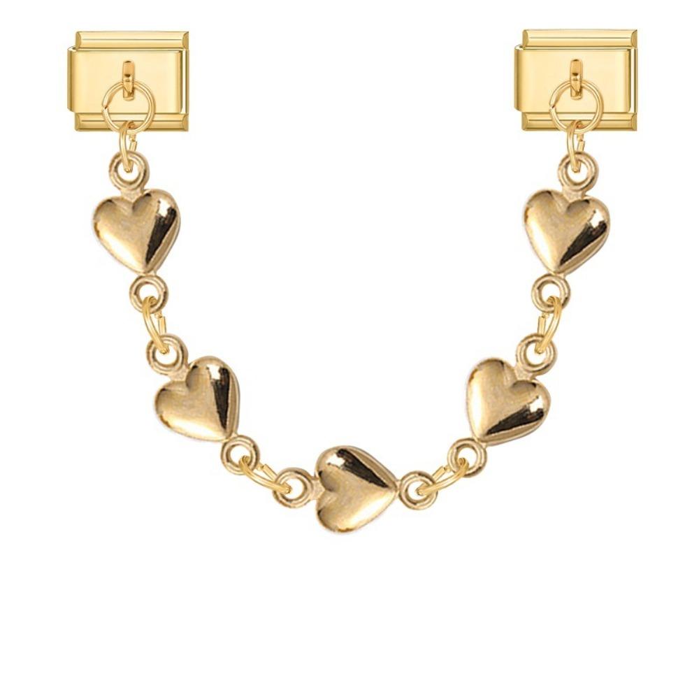 Doppelkettenglied Armband Charms Passend für 9mm Armband DIY Herstellung Charm Italienische Glieder Edelstahl Multifunktionale DIY Armband Bausatz