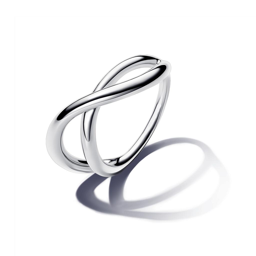 New Release Womens copper Pearl Open Rings Heart Wedding Irregular Ring Authentic Compatible Fine Jewellery Gift