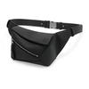 Loewe Puzzle 24 Adjustable Shoulder Strap Zipper Closure Leather Waist Bag Mini Men Waist Bag Black B510EB1X03-1100