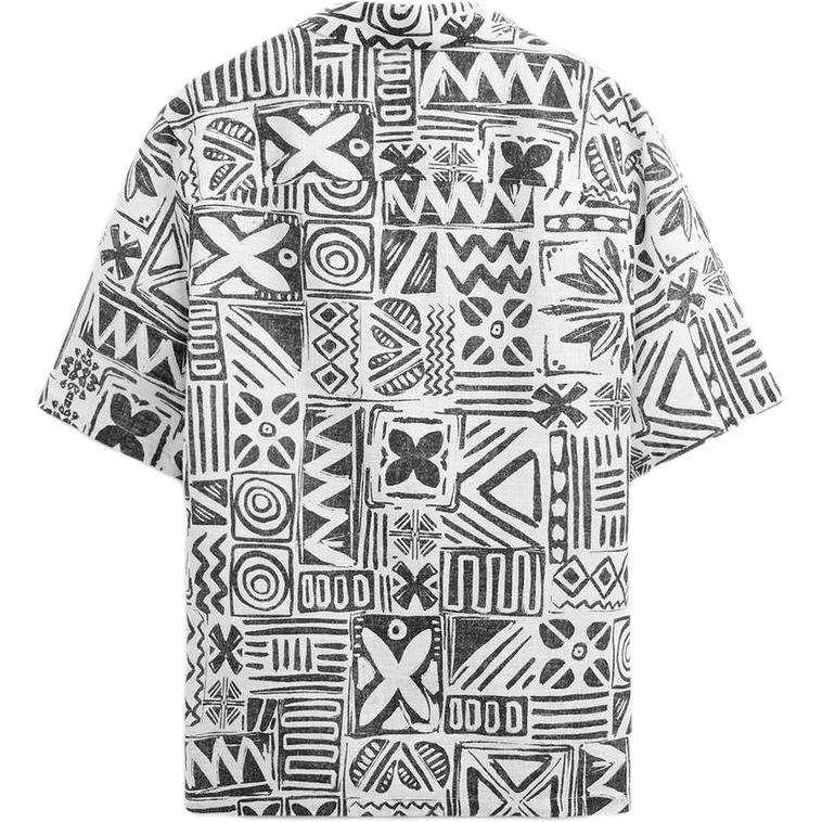Zara Casual Short Sleeve Shirt With Unique Print Men shirts Striped 0399204-604
