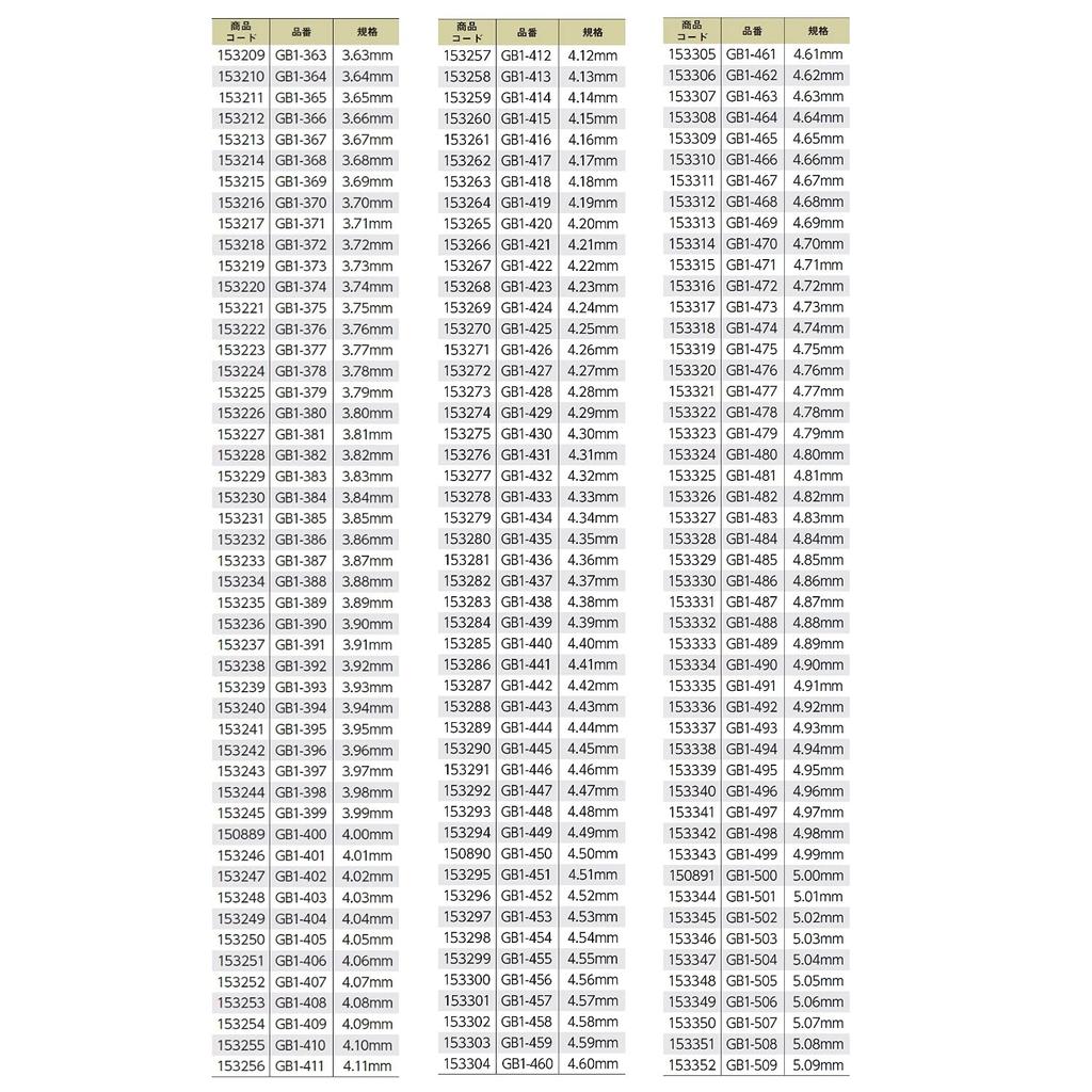Niigata Seiki SK Block Gauge, Grade 1 Equivalent, Individual 5.98mm, GB1-598