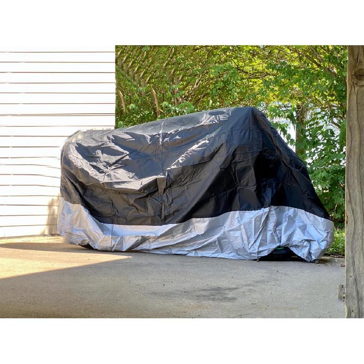 Motorcycle Covers, Motorbike Cover With Lock-Holes Motorcycles Vehicle Cover Fits Up To 97" Motorcycles Vehicle - 2XL Size