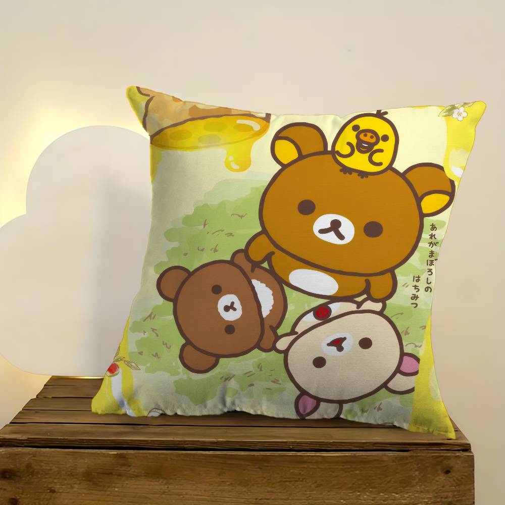 Popular Character Cute R-Rilakkuma Anime Cushion Cover Decorative Pillow Sofa Home Decor Case Pillow Cases