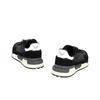 Emporio Armani EA7 Leather Lace-Up Round Toe Thick Sole Logo Detail Low-Top Lifestyle Sneakers Unisex sneakers Black 7X000380AF19175MC001