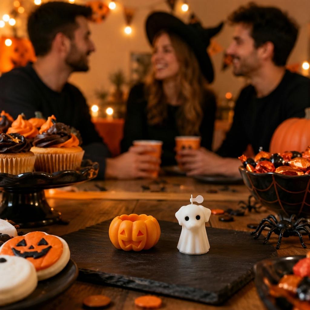 Pumpkin Animal Shaped Scented Candle for Fall Halloween Decor