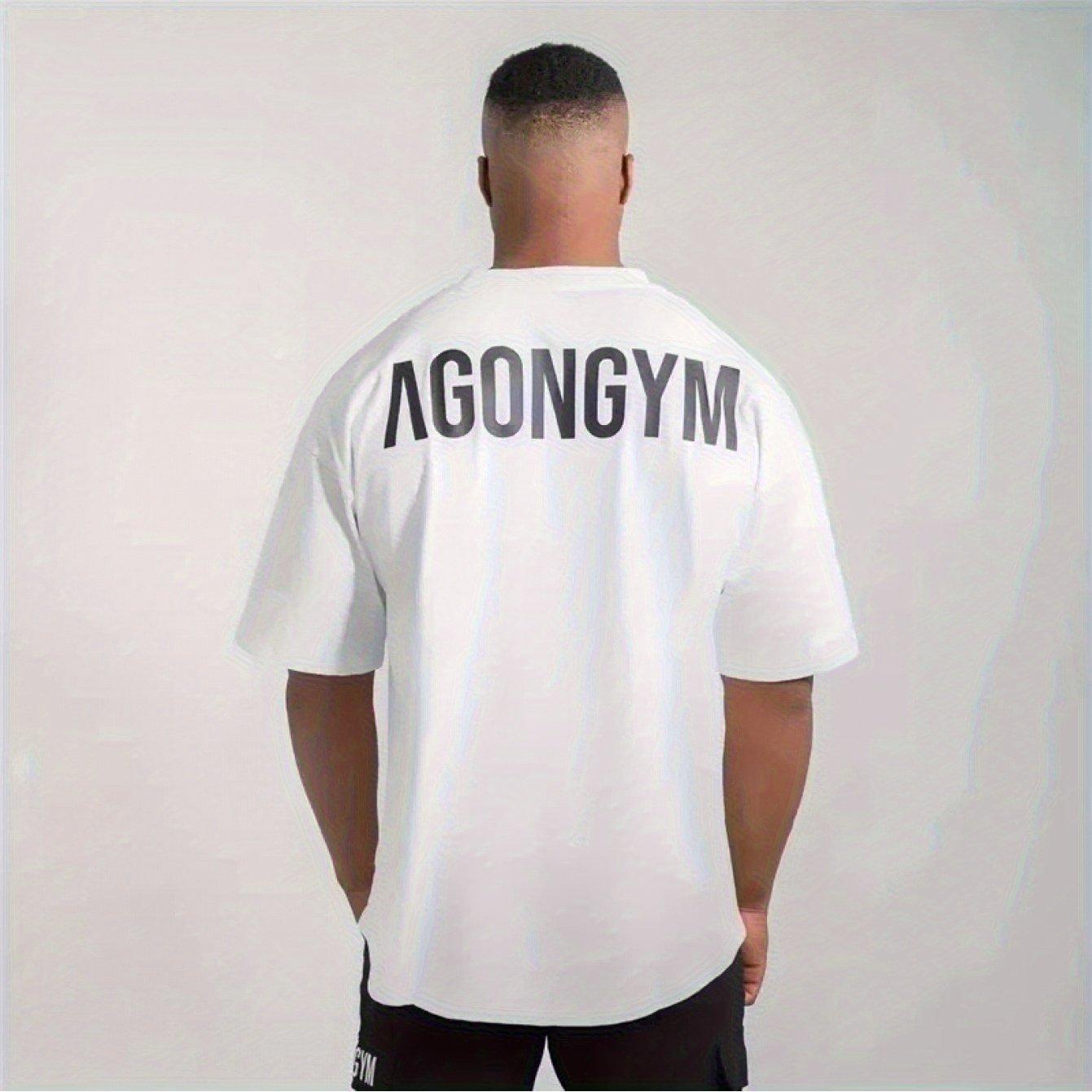 

Men s and Unisex Muscle Fitness T-shirts Breathable Fitness Clothes Casual Street Style Sports Tops 5XL різнокольоровий