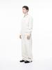 Chaenseseunoi Jacquard String Rug Pants - Ivory /M243Pt02Iv