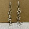 Sweet Cool Dangle Earrings Simple Hollow Star Pendant Drop Earrings Statement Jewelry Fashion Small Hoop Earrings