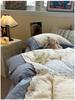 Korean Soft Crinkled Gauze Lace 4-Piece Bedding Set