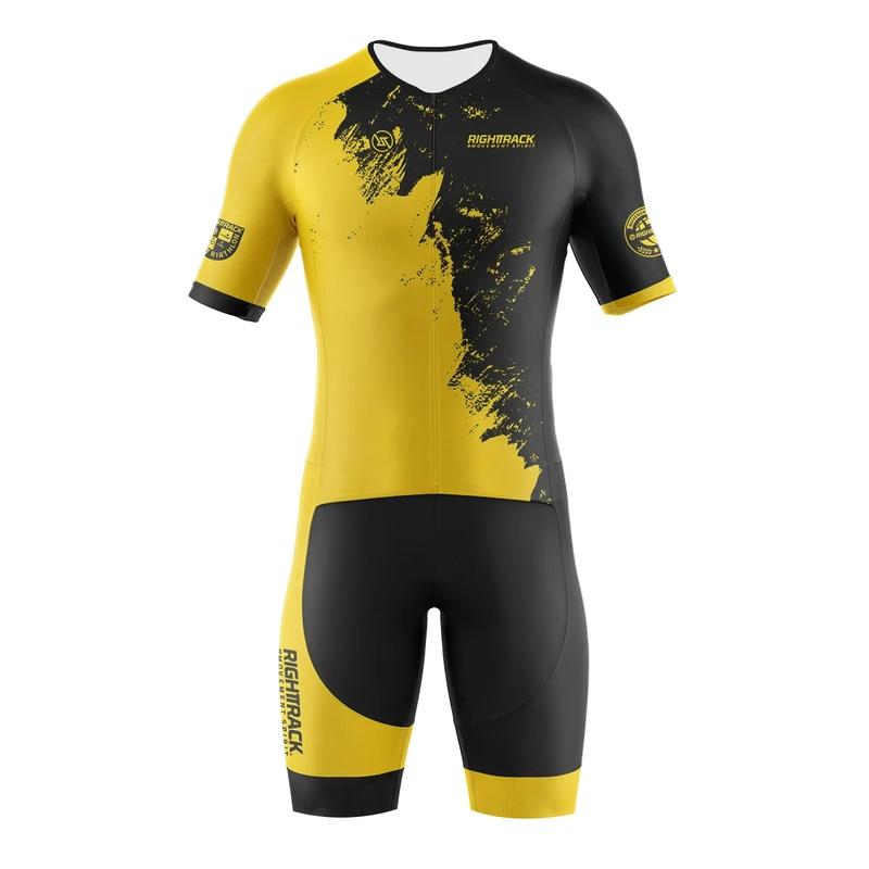 Trisuit MEN'S Short Sleeve Skinsuit World Triathlon Clothes Swimming Cycling Running Skating Colorful Apparel Summer Breathable Cycling Suit Set 2026