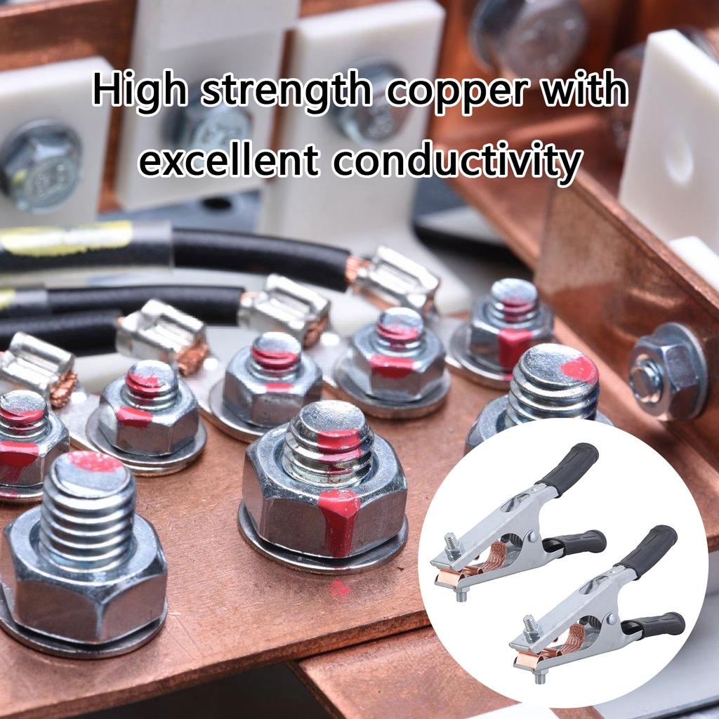 500A Sveisejordklemme Høy Ledningsevne Ergonomisk Sveiseklemme Egnet for MIG MMA TIG ARC Plasma Skjæremaskin