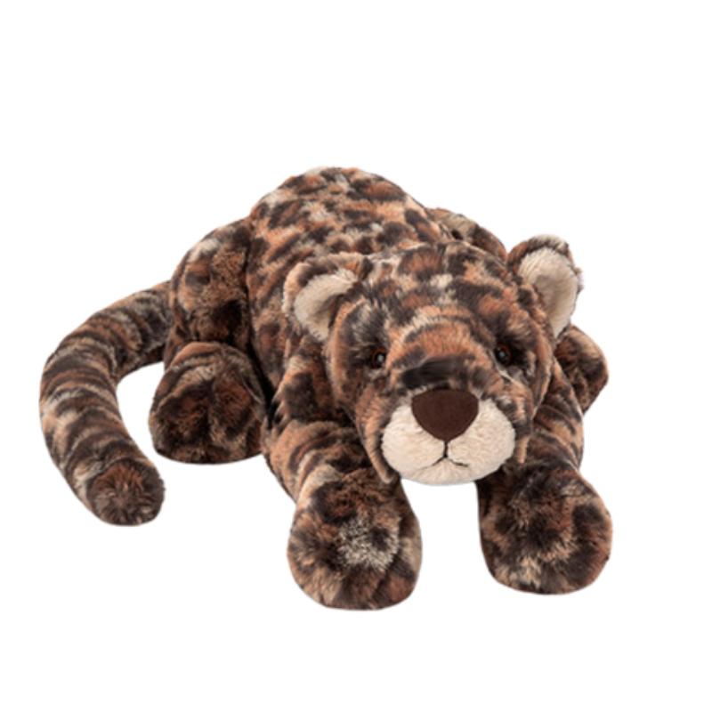 

JELLYCAT Jungle Animals Levi Leopard Soothing Doll Plush Doll 19/46cm Height 29cm/46cm/73cm Length