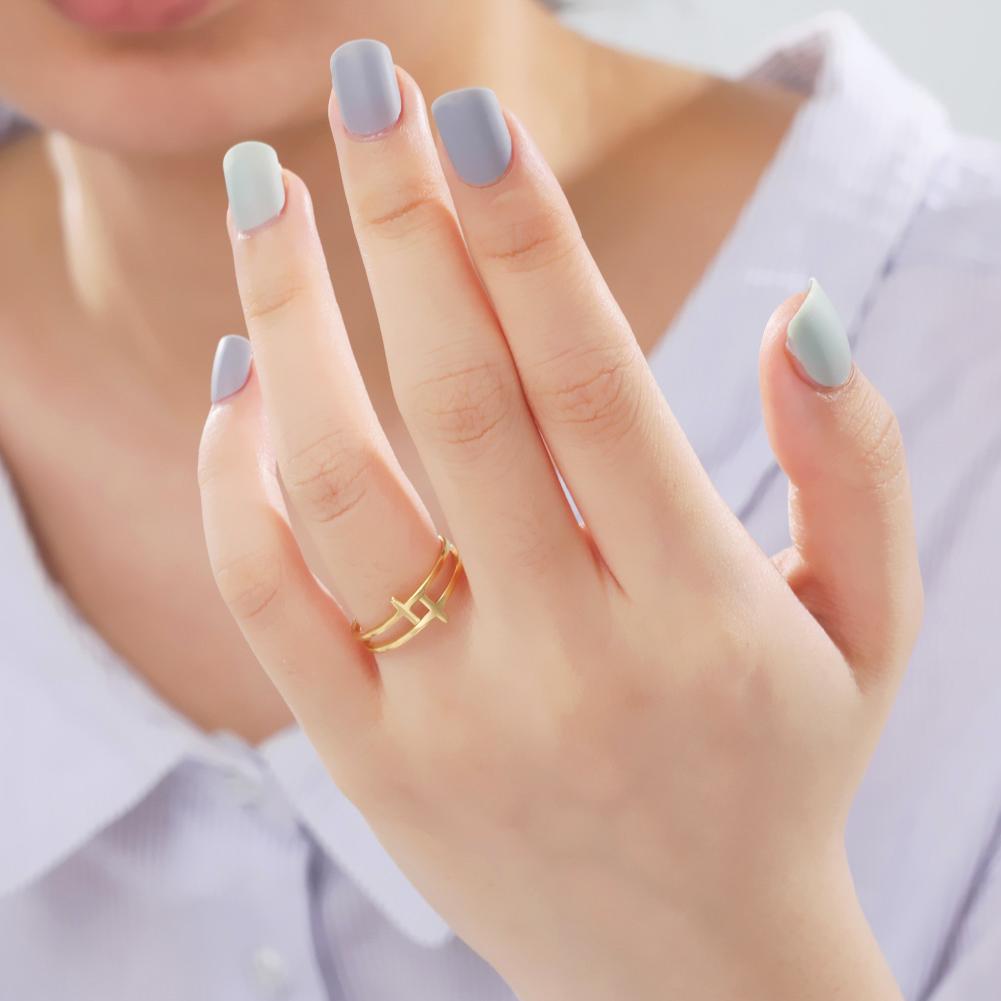 Stainless Steel Cross Rings for Women Men Christian Jesus Finger Rings Supernatural Jewelry Party Birthday Gift