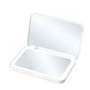 Mini Folding Makeup Mirror Magnifying Cosmetic Mirror Compact LED Light Desktop Mirror  Makeup Tool