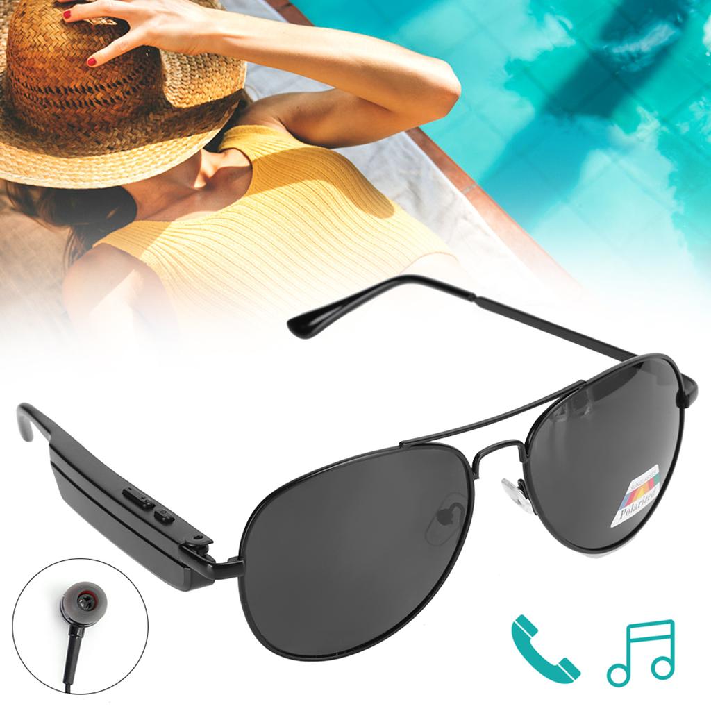Smart Glasses Wireless 5.0 Bluetooth Calls Music Audio Outdoor Headphone Sunglasses