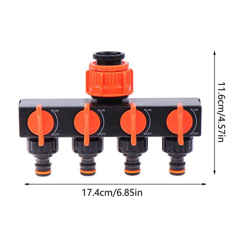 

1 шт. Перемикач 4-ходовий Розподільник води для крана З перемикачем Чотириходовий клапан для водопровідної труби Шланговий патрубок З єднувачі для крана