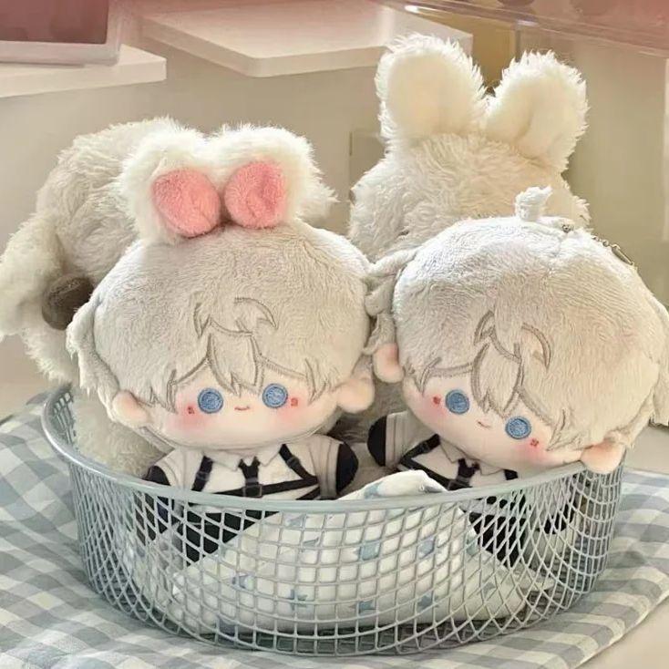 10 Cm Anime Love and Deepspace Cos Rafayel Uniform Doll Stuffed Plush Starfish Body Plush Toys for Kids Send Friends Gift Xmas