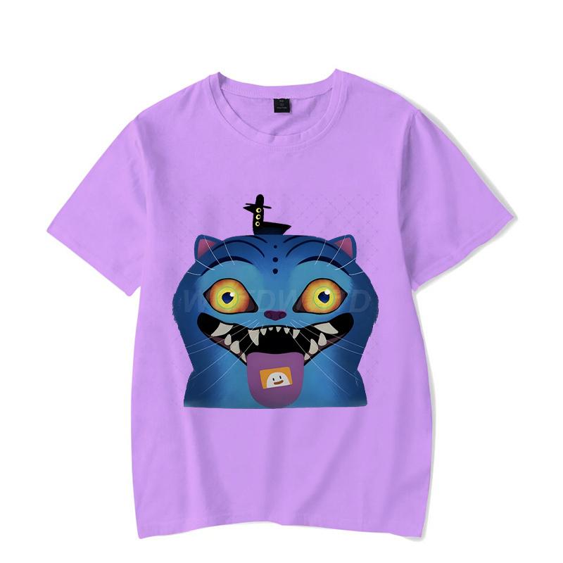 KPop Demon Hunters Print Tshirt Streetwear Cartoon Tiger Women Y2K Tops Hip Hop Tees Men Fashion Crewneck  Anime T-shirts