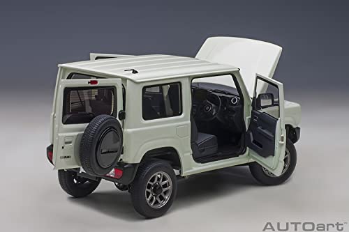 AUTOart 1/18 Scale Suzuki Jimny (JB64) White Pearl Finished Model 78505