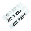 3D Black Chrome Car Letters For BMW 218i Series 2 228i F45 F44 Trunk Emblem Logo Badge Adhesive Lettering Stickers Accessories